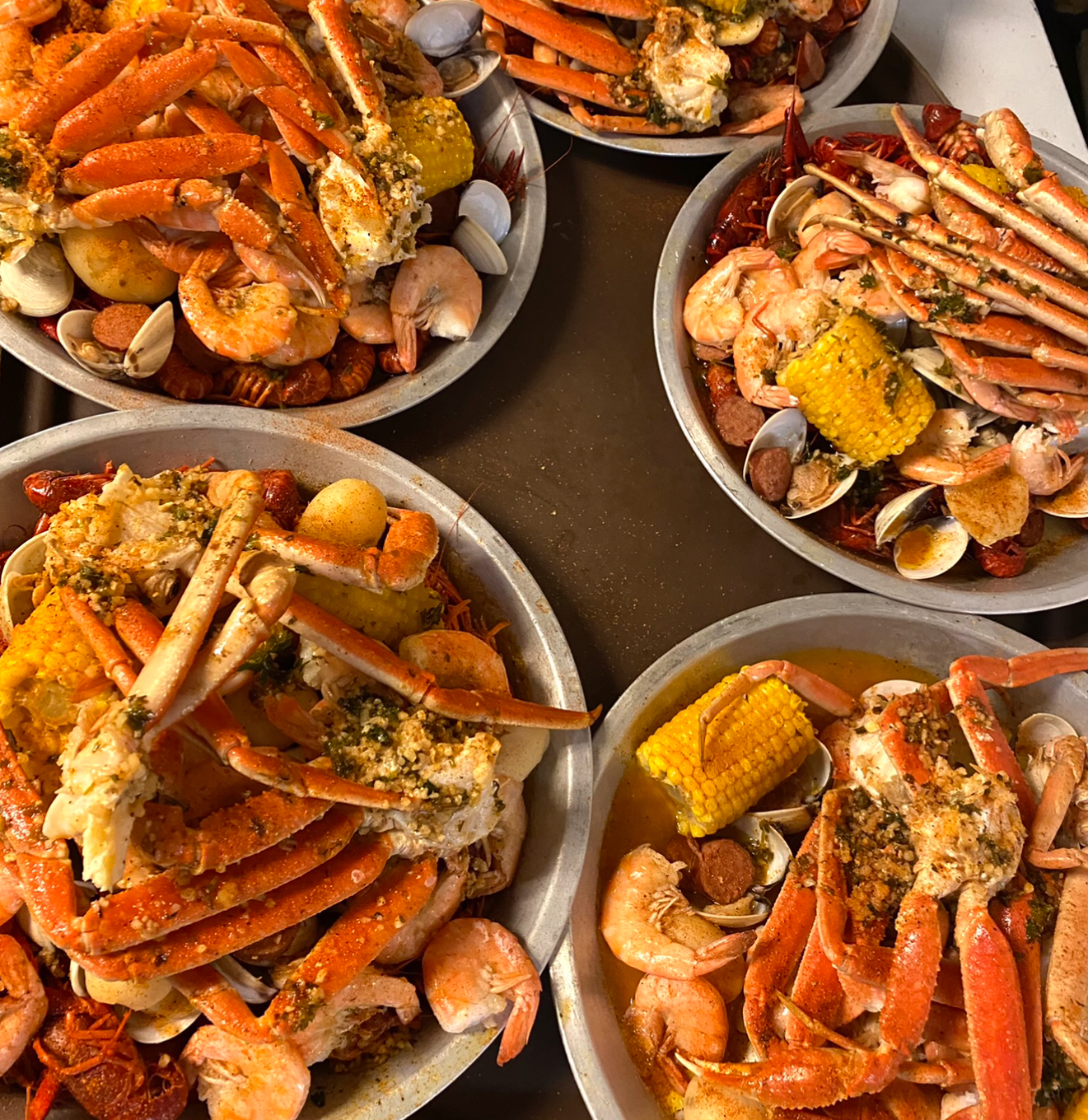 Crab and shrimp boil